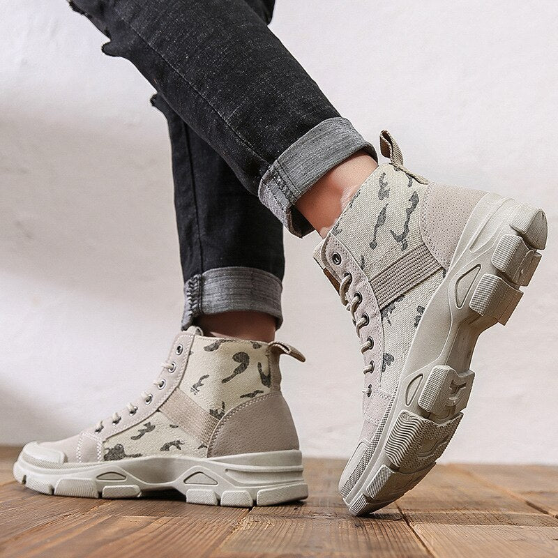 Canvas Martin Boots