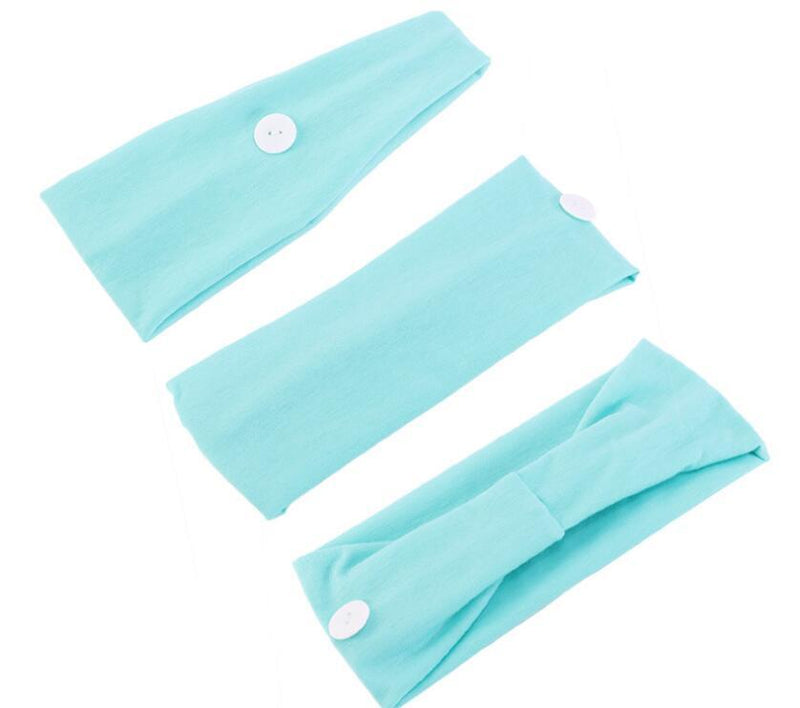 Women's Cotton Headbands | Button Sports Headband | ZenAppareels