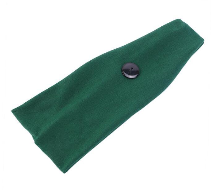 Button sports headband