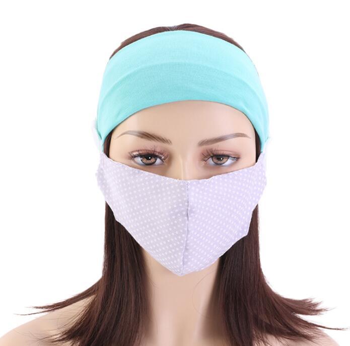 Women's Cotton Headbands | Button Sports Headband | ZenAppareels