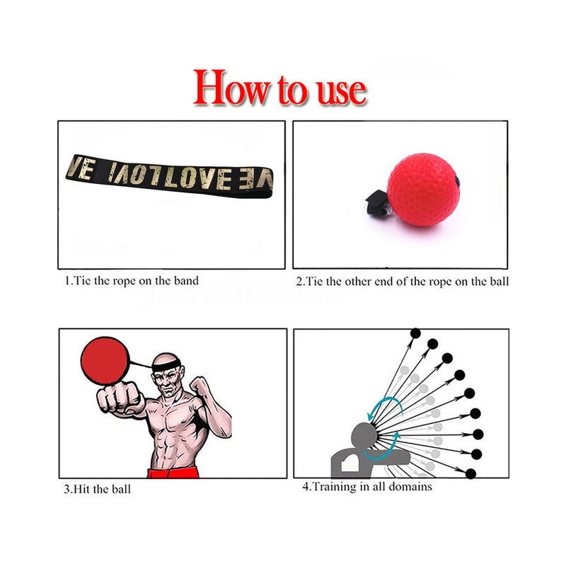 Headband Punch Ball | Boxing Punch Ball | ZenAppareels