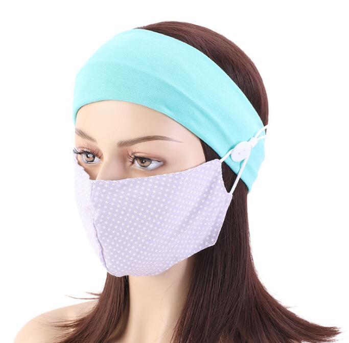 Women's Cotton Headbands | Button Sports Headband | ZenAppareels