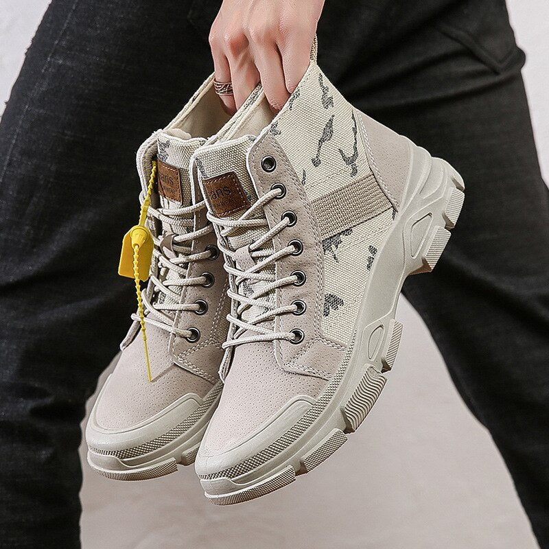 Canvas Martin Boots