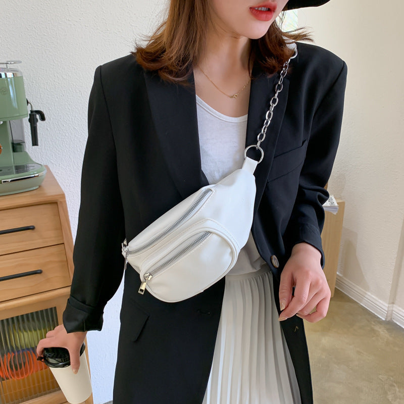 Women Chest Bag Crossbody Saddle Waist Bag