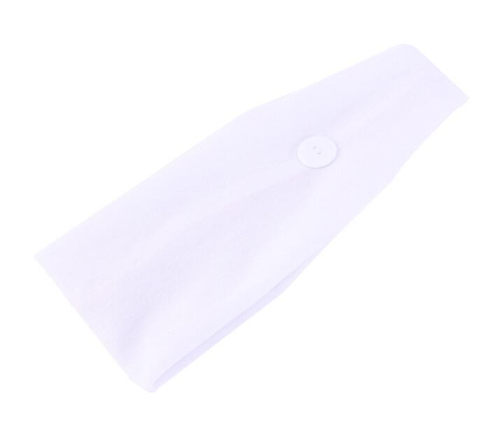 Button sports headband