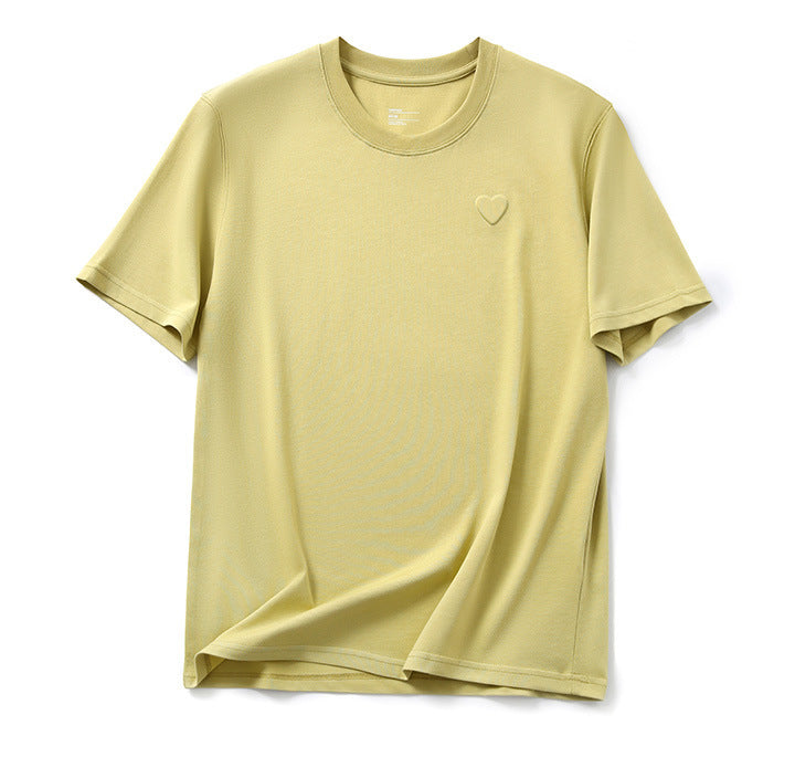 Love Embossed T-shirt For Men And Women