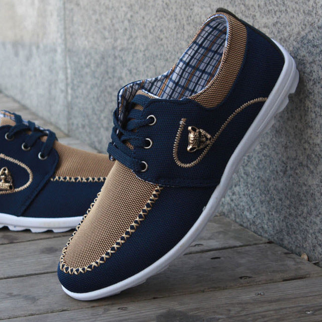 New men's casual canvas shoes