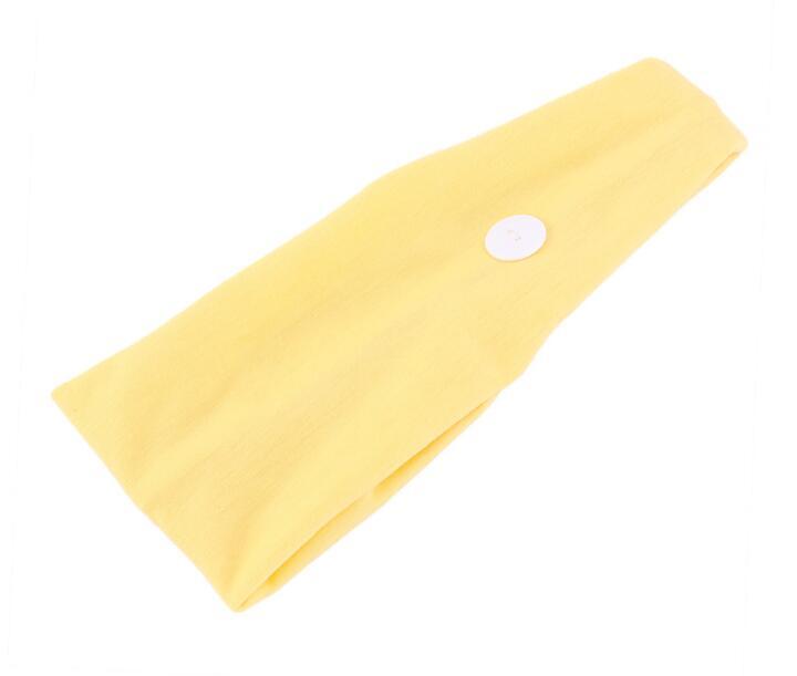 Button sports headband