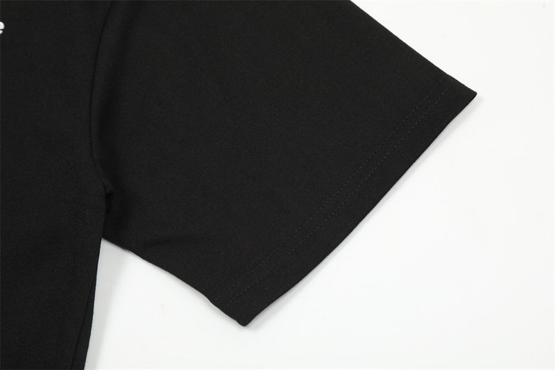 Street Fashion English Letter Short Sleeve T-shirt Men