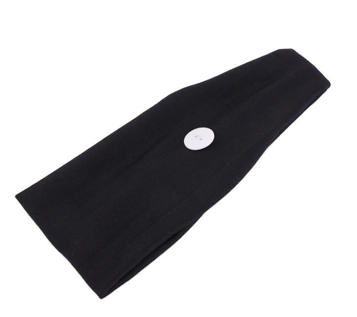 Button sports headband
