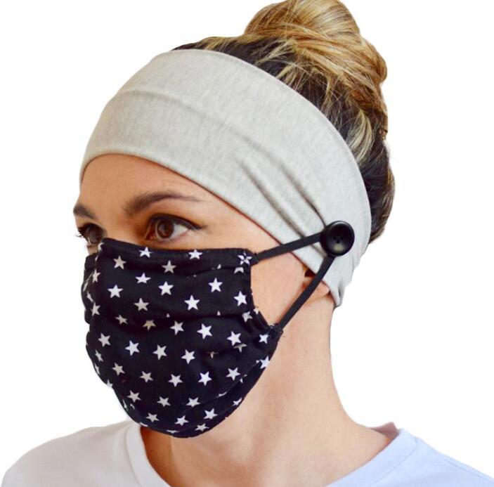 Women's Cotton Headbands | Button Sports Headband | ZenAppareels