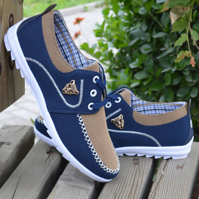 New men's casual canvas shoes