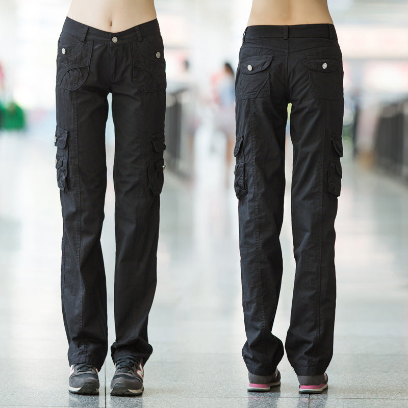 Cargo Pants Women's Loose Slimming Multi-pocket