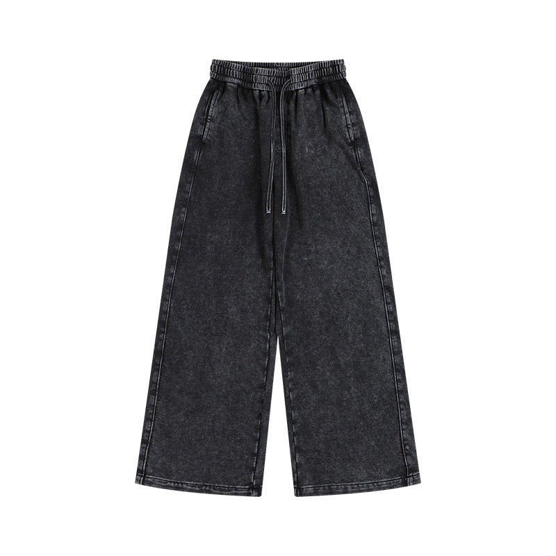 European And American Washed Hoodie Loose Outfit