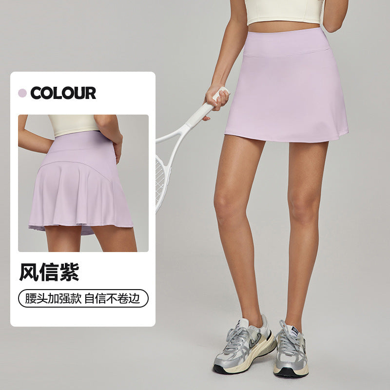 Fake Two-piece Casual Sports Skirt